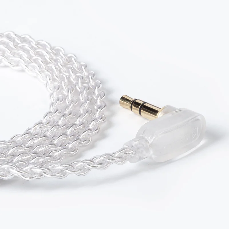 سماعات أذن KBEAR منعشة 4 كور 4N مطلية بالفضة ومطورة مع كابل MMCX/2PIN/QDC/TFZ لسماعة رأس TRI I3 Pro KZ ZST ZSN