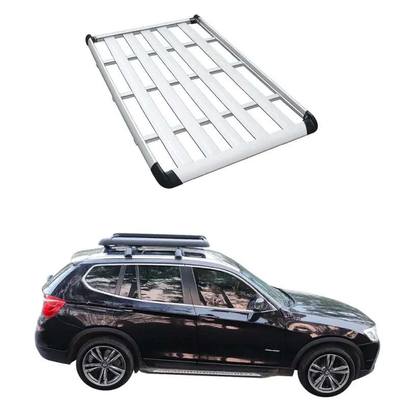 

Aluminum Alloy Roof Cargo Basket for SUV, Heavy Duty Rack with 100kg Load Capacity, Bulk Shipment Available