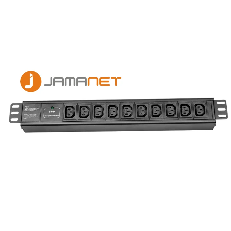 

1U PDU 15A/20A 6 Way Metered High Power Rack America Japan USA Canada Brazil Thailand Philippine IEC Type PDU Power Distribute