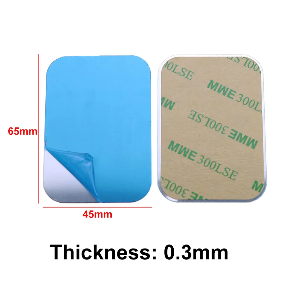 JCD 10 stücke Silber Magnetische Metall Platte Für Magnetische Auto Telefon Halter Universal Eisen Blatt Ständer Handy Magnet Halter Halterung