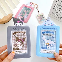 Sanrios Hellokittys Kuromi Melody Id Card Holder Cute Cartoon Card Id Badge Photocard Holder Key Chain Key Holder Accessories