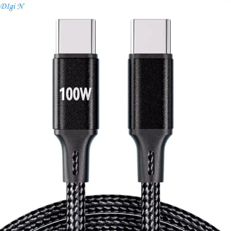 

100 Вт быстрая зарядка USB C Кабель Тип C до типа C 1M Нейлоновая плетеная зарядка R2LB R2LB