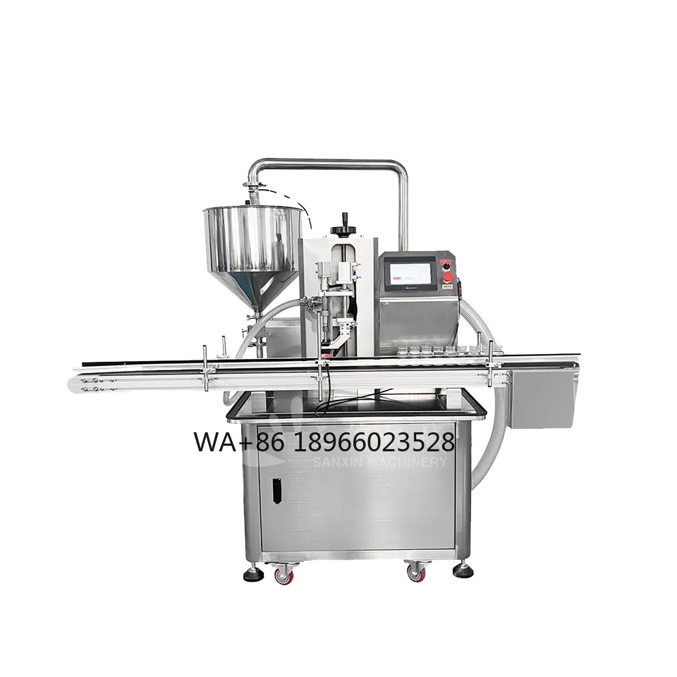 Fully Automatic Efficient Beverage Chemical Filling Machine for Pure Water Shampoo