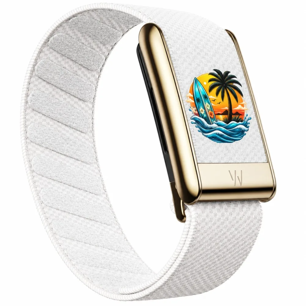 New WHOOP 5.0 MG Ocean Freedom Nylon Woven Strap Printed Sport Replacement Wristband Outdoor Fitness Accessory