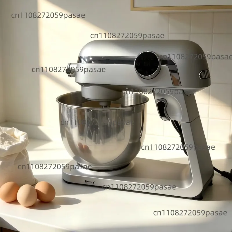 

Electric 1800W stainless steel 7L inclined vertical mixer 10 + speed, pure copper motor, automatic dough cake mixing bowl
