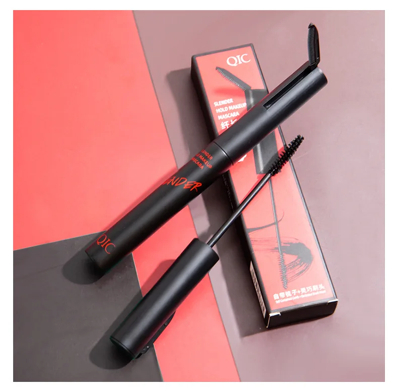 Lasting Ultra-fine Brush Mascara Waterproof Quick Dry Lengthening Eyelash Mascara Curling Black Brown Lash Extension Makeup Tool