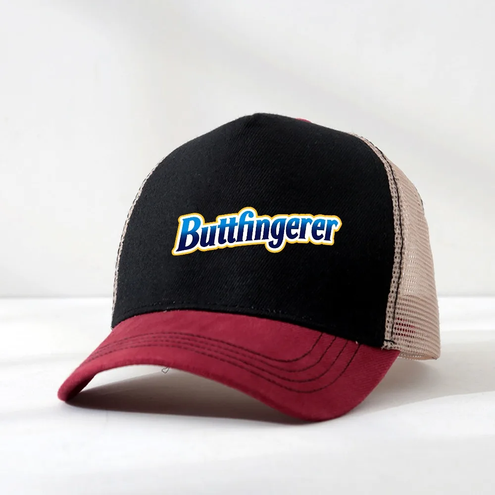 

Buttfingerer Nuts Bar Meme Funny Hilarious hat for Women Graphic Hip Hop Caps Summer breathable net Brand Hat