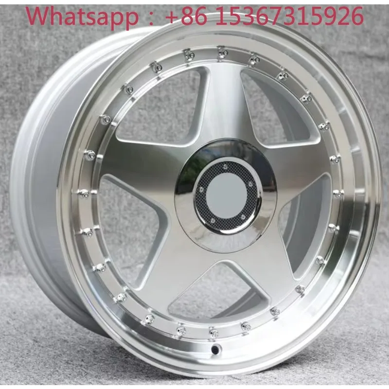 

16-18 Inch Deep Lip Silver Alloy Wheels 5x112 5x120 for BMW Mercedes Benz