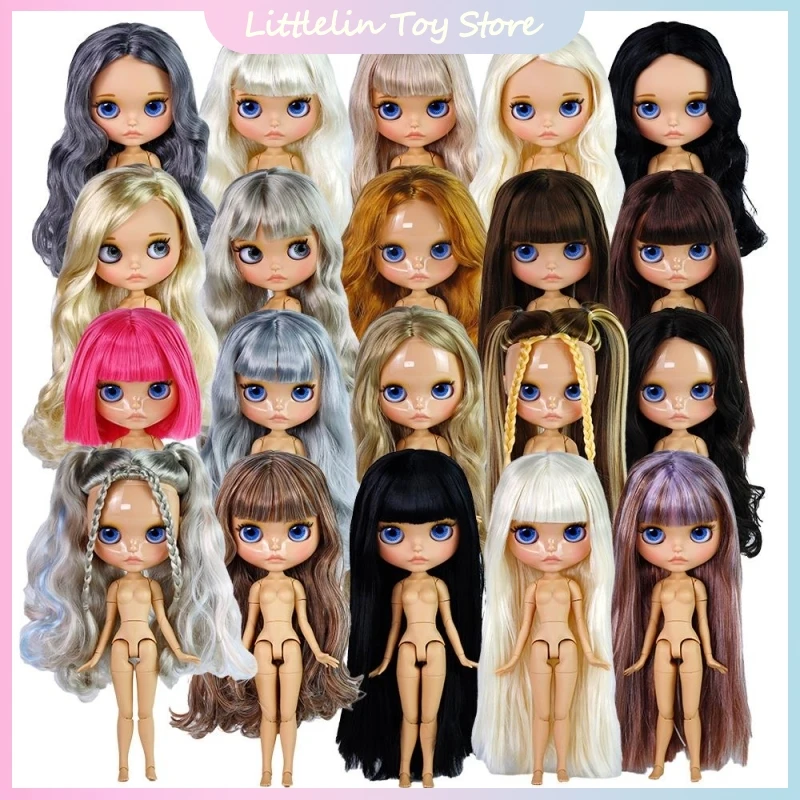 

Кукла Icy Dbs Blythe 19 суставов 30 см, тело Bjd, матовая/глянцевая кукла для лица, коричневая кожа, звуковой сигнал для губ, ручная роспись, макияж, волосы своими руками, подарок для девочек