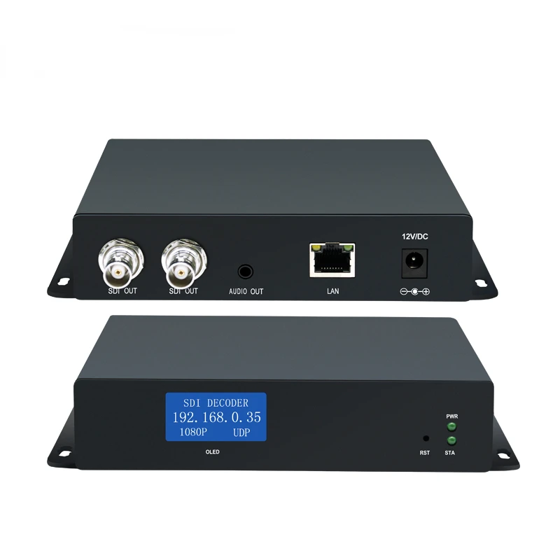 H.265 H.264 SDI Decoder 1080P Video Audio Streaming Decoder