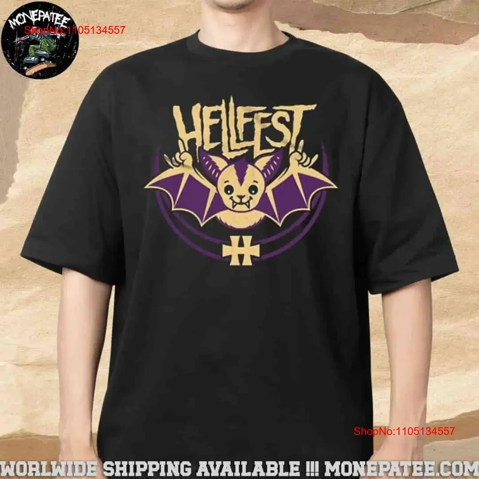Hellfest 2025 Out Of Bounds Exclusive T Shirt In Clisson France On 19 22 June Bathom vintage Washed Stretched streetwear