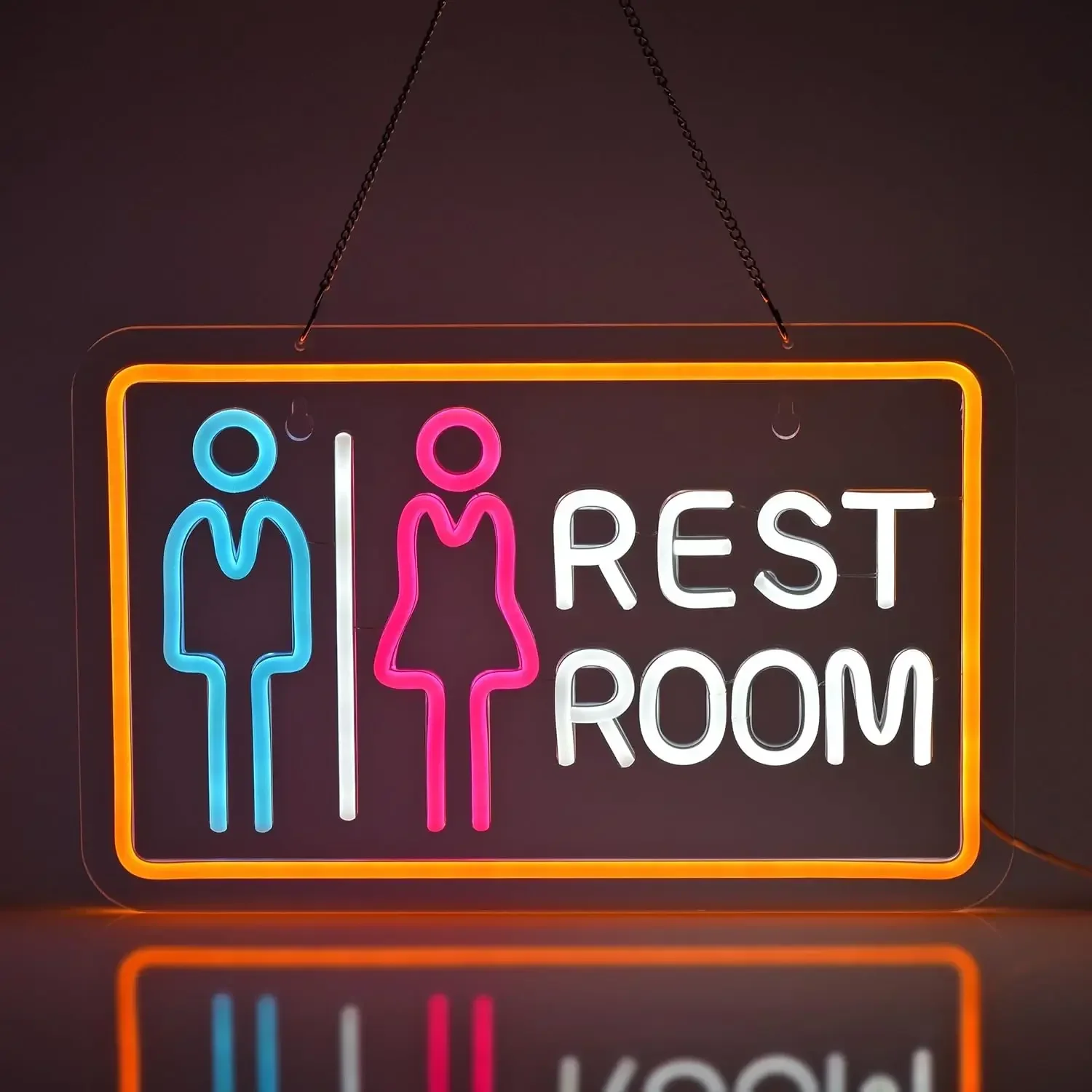

Toilet Neon Sign USB Dimmable LED Neon Light Sign Wall Art Decoration for Gameroom Bedroom Livingroom Bar Party Birthday Gifts
