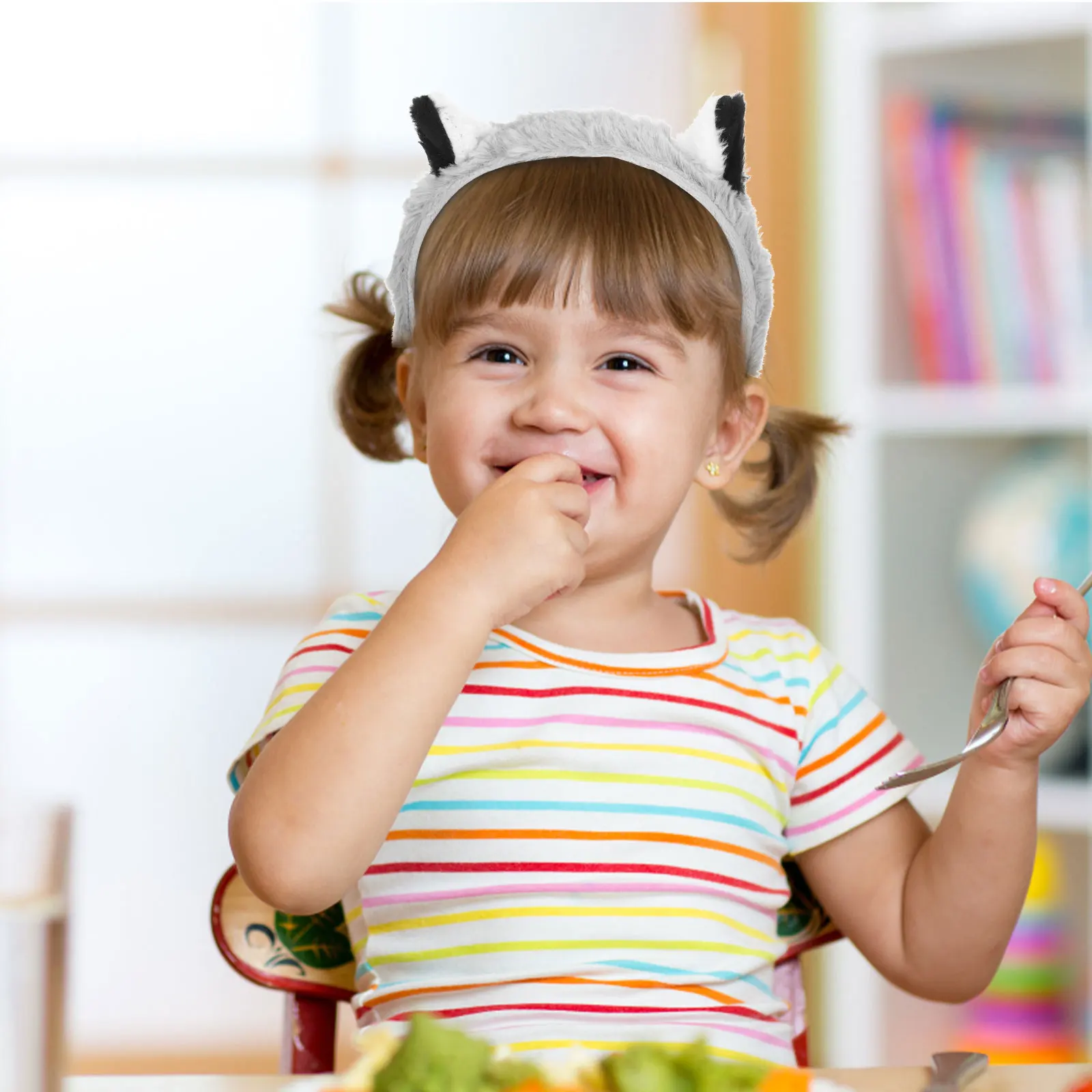 Hoofdbanden Hoofdtooi staart Set Cosplay Kostuum Cartoon Oren haarhoepel kinderen podium uitvoeren Dress Up