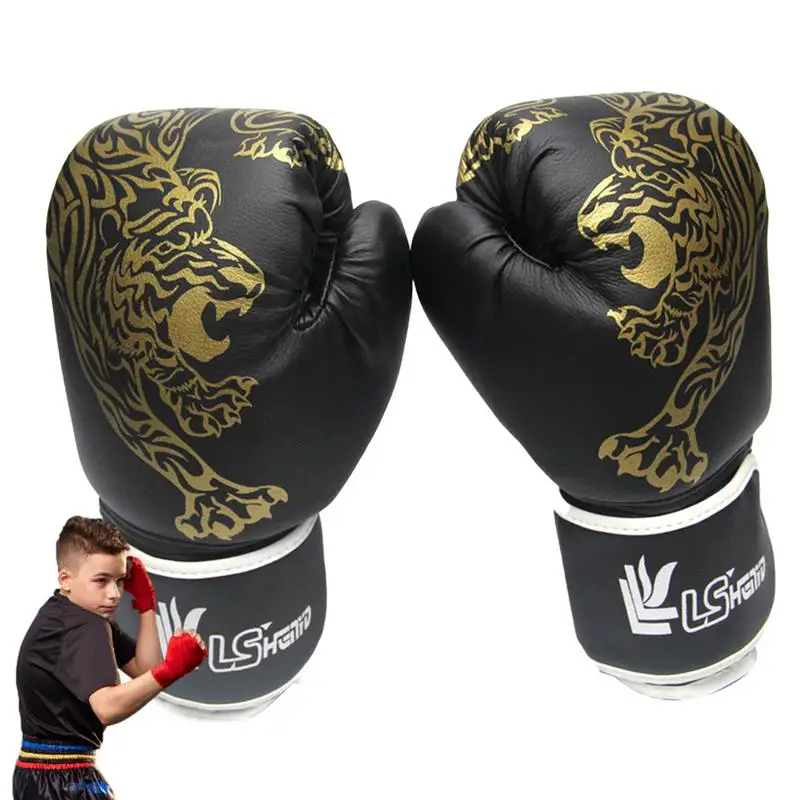 

Boxing Glove PU Leather Kickboxing Protective Glove Kids Children Punching Training Sports Supplies Kids Boxing Gloves