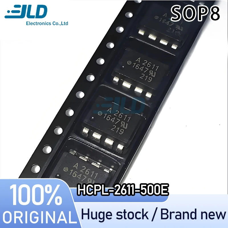 (3-10piece) 100% New HCPL-2611-500E SOP8 Chipset Professional one-stop ordering  Adequate stock Chip Electronics