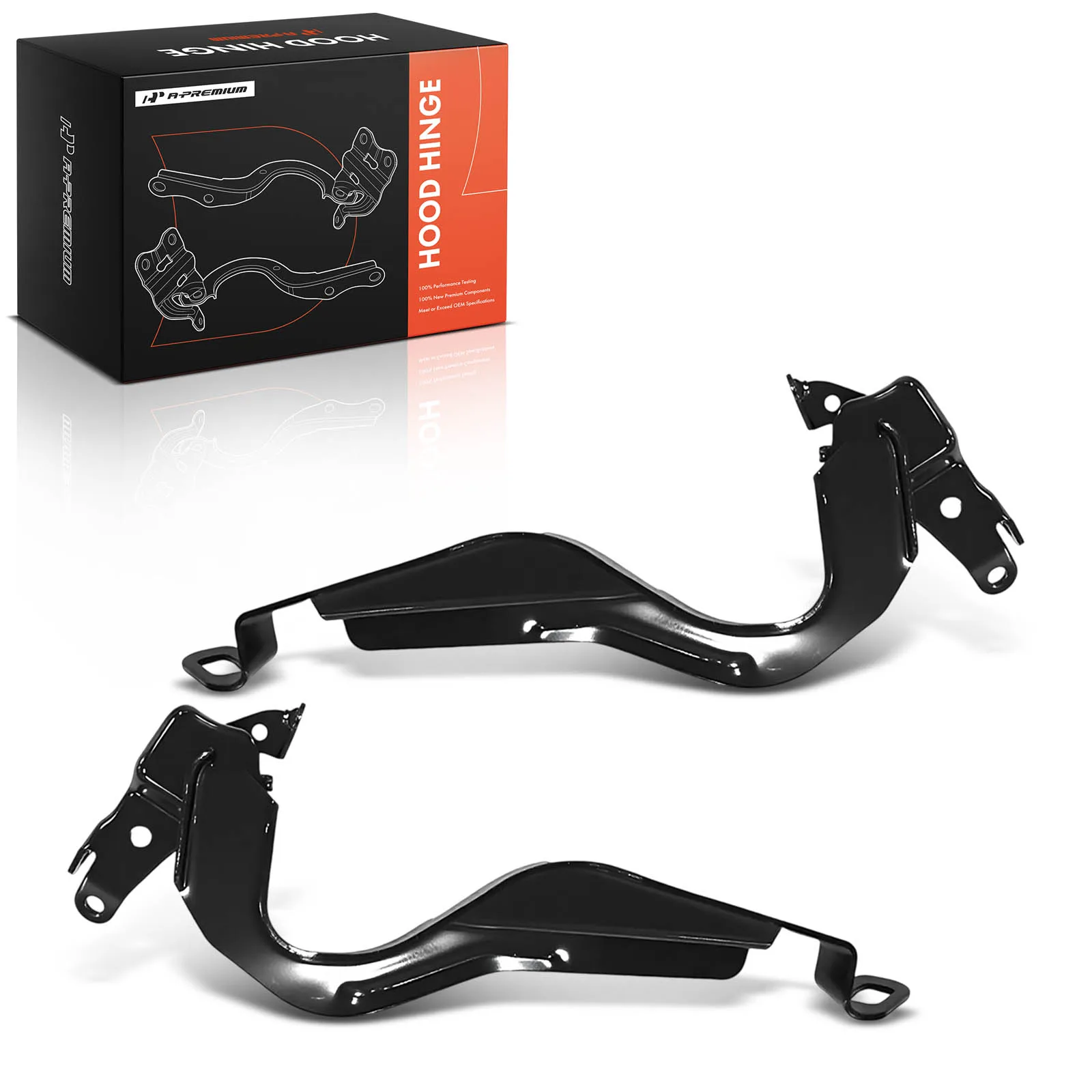 A-Premium Pair Front Driver & Passenger Side Hood Hinge for Subaru Impreza 2012-2016 Crosstrek 2016-2017 XV Crosstrek 2013-2015