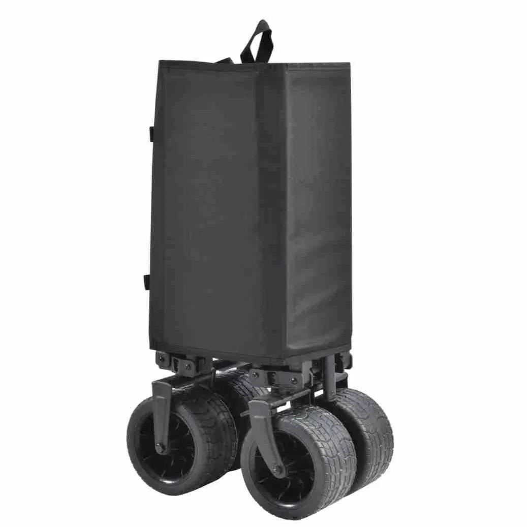 

After opening and gathering, folding camper outdoor camping portable cart
