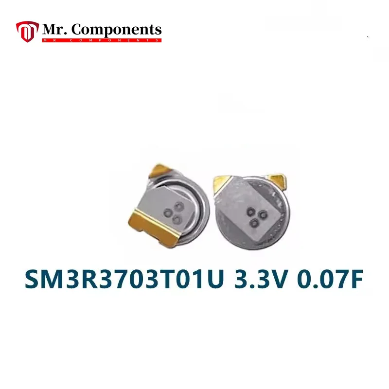 5PCS SM3R3703T01U 3.3V 0.07F SMD 1.4X4.8MM Super farad capacitor New In stock