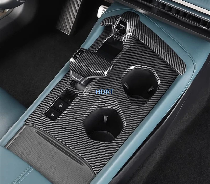 Car Styling Carbon Fiber Interior Steering Wheel Air Vent Outlet Cover Gear Shift Head Window Control Panel For MG 7 MG7 2023 + - Image 3
