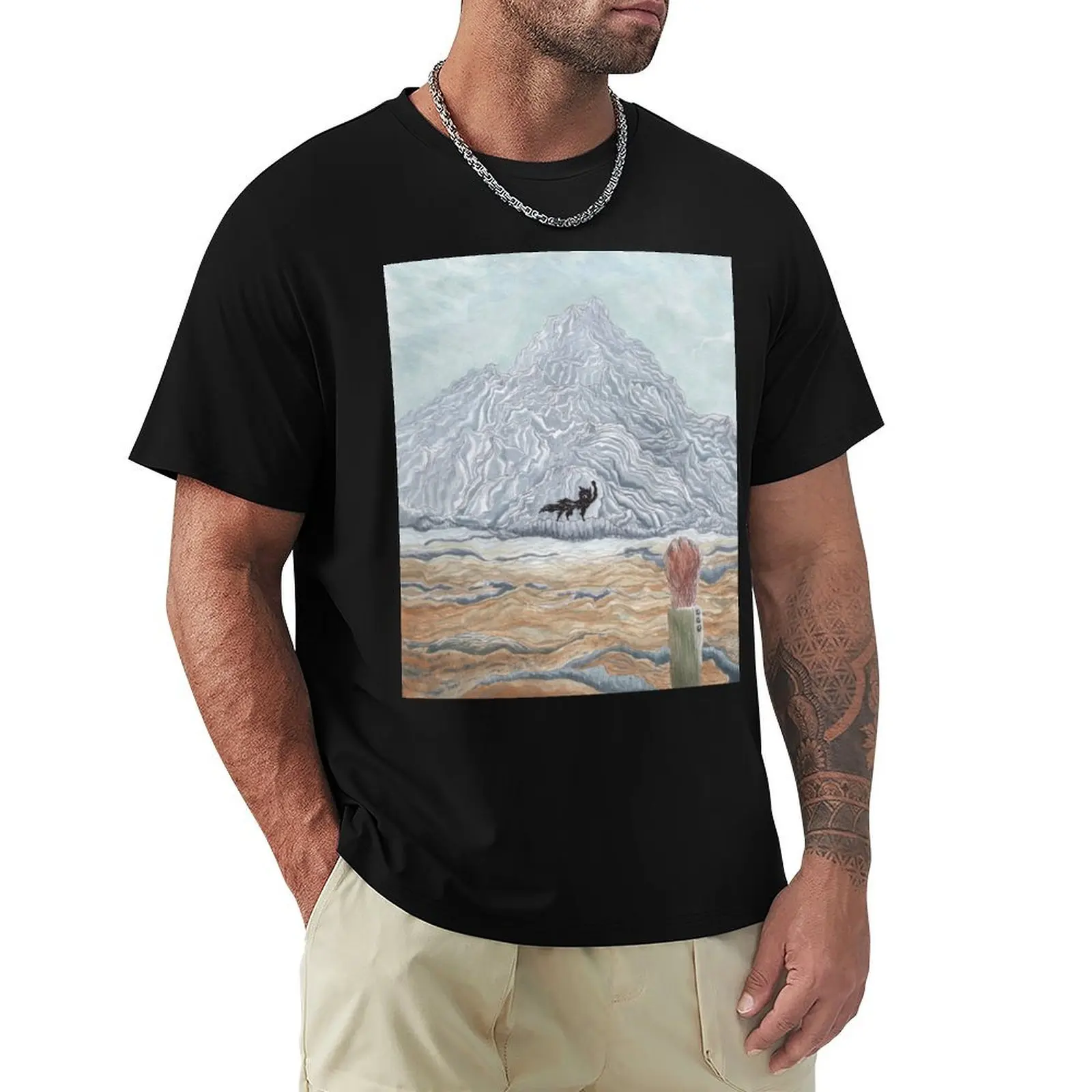 The Winter Wolf - Fantastic Mr Fox by Wes Anderson T-Shirt Classic Crew Neck Cotton T-Shirt
