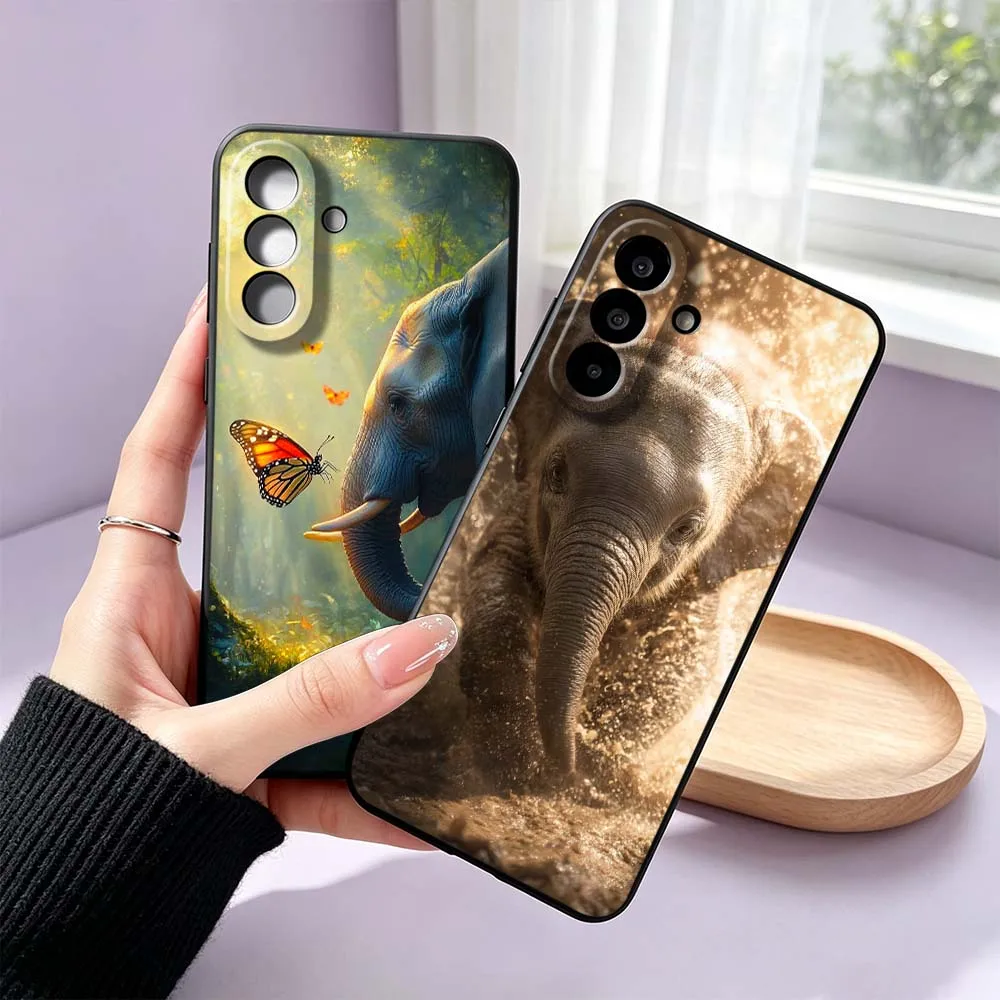 African Elephant Family For Samsung Galaxy A30 A26 A25 A23 A21 A17 A16 A15 A14 A13 A07 A06 A05 Phone Case Cover