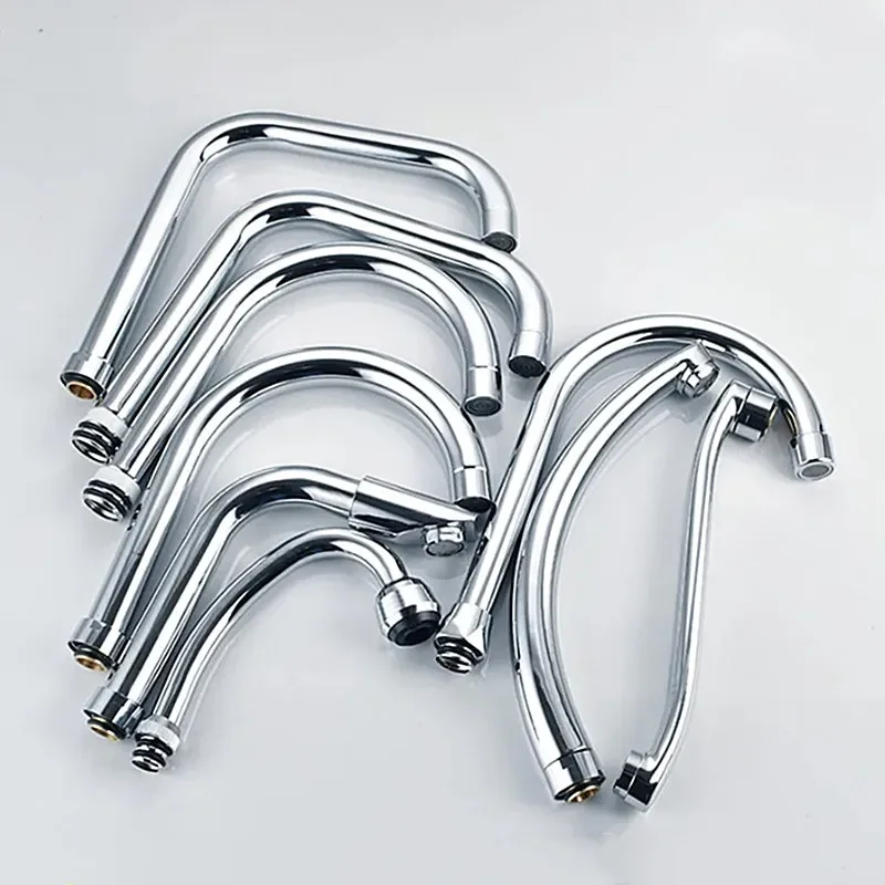 1Pc Stainless Steel Kitchen Sink Faucet Pipe Connection Saving Nozzle Faucet Connector Rotate Outlet Tube Kitchen Accessories