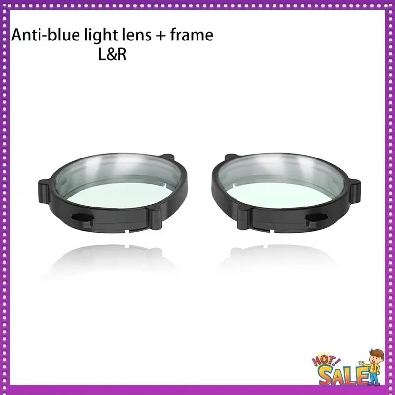 AA87 2 uds montura de lente VR de plástico de desmontaje rápido accesorios VR para lentes Meta Quest 3 montura de gafas magnética