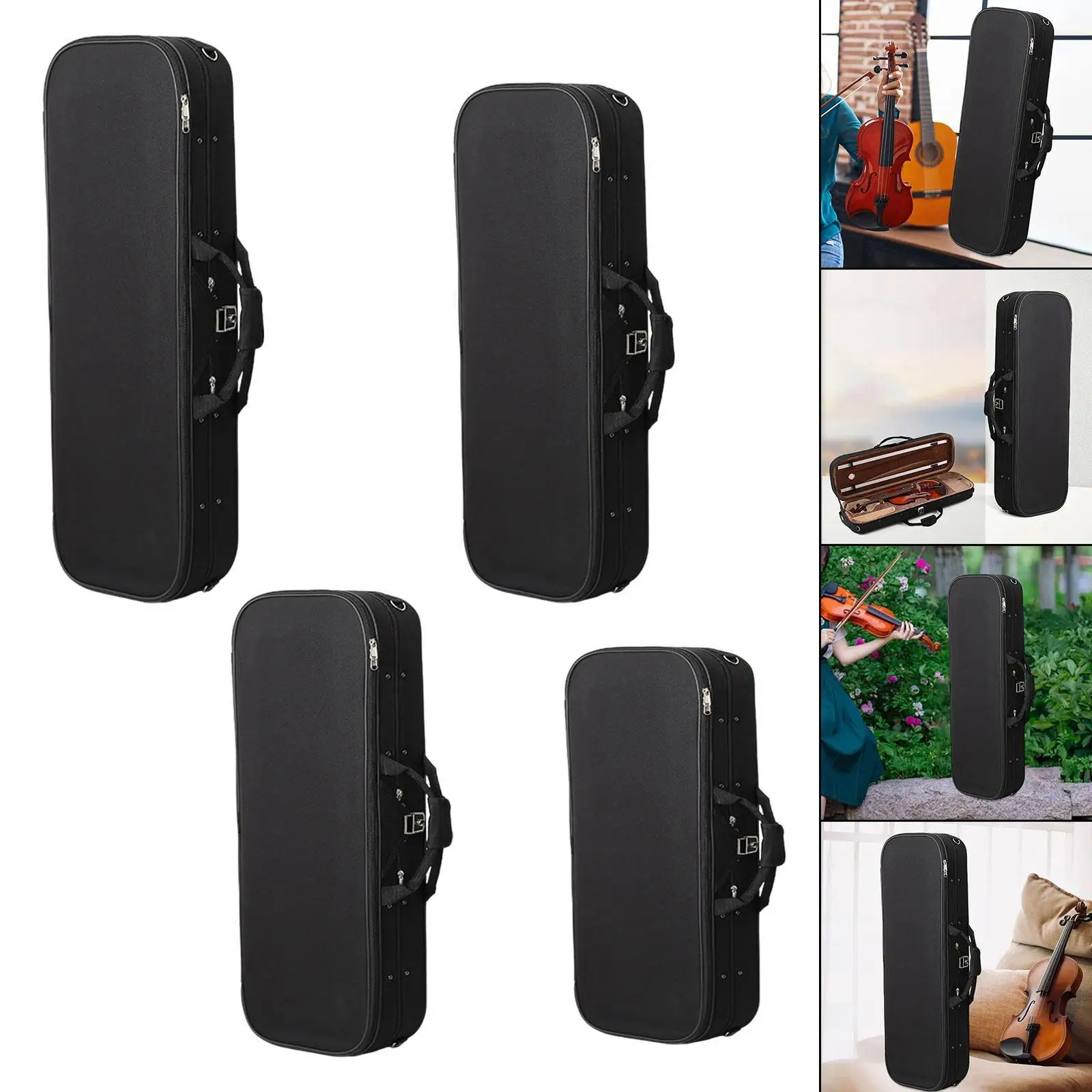 

Удлиненный жесткий чехол для скрипки, коробка для хранения, водонепроницаемый чехол для переноски, рюкзак, сумка для музыкальных инструментов, портативная сумка для переноски, жесткий чехол для скрипки