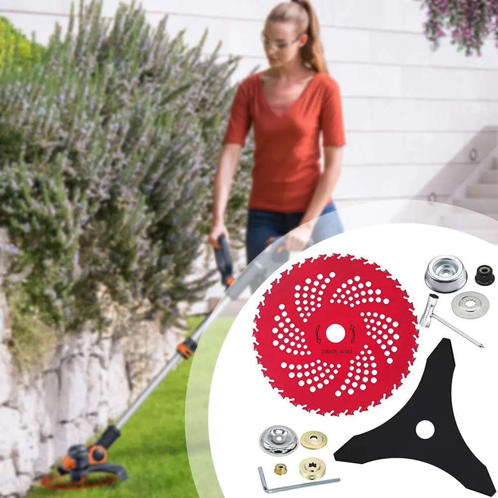 

Weedeater Attachments 9" 36 Teeth Carbide Tipped Brush Cutter Trimmer Blades Lawn Mower Supplies