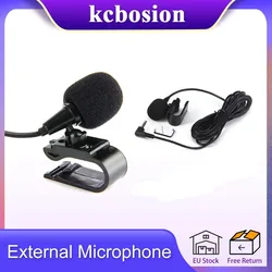 Bosion Professionals Car Audio Microphone 3.5mm Jack Plug Mic Stereo Mini Wired External Microphone for Auto DVD Radio 3m Long