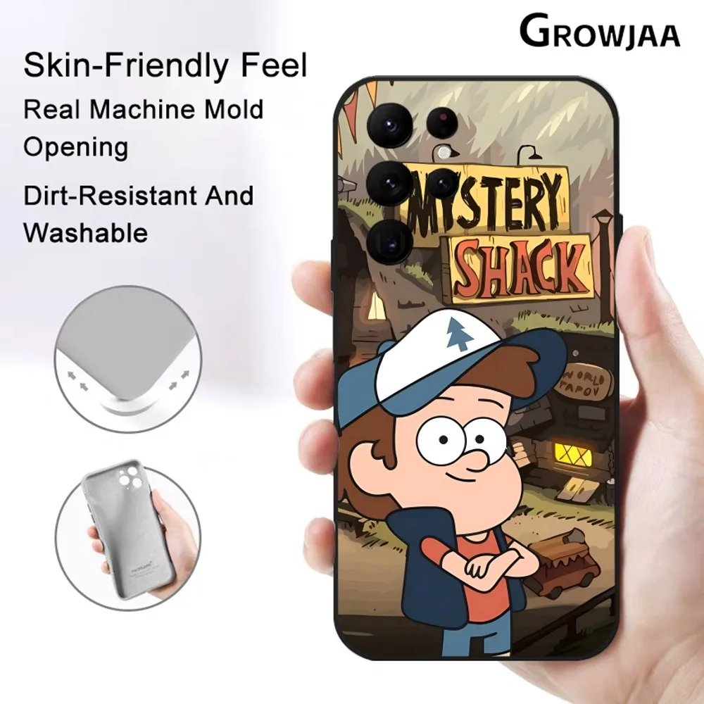 H-73 G-Gravity Falls New Phone Case for Samsung Galaxy S24 Ultra S22 S23 Ultra S21 S20 5G Protective Silicone TPU Funda