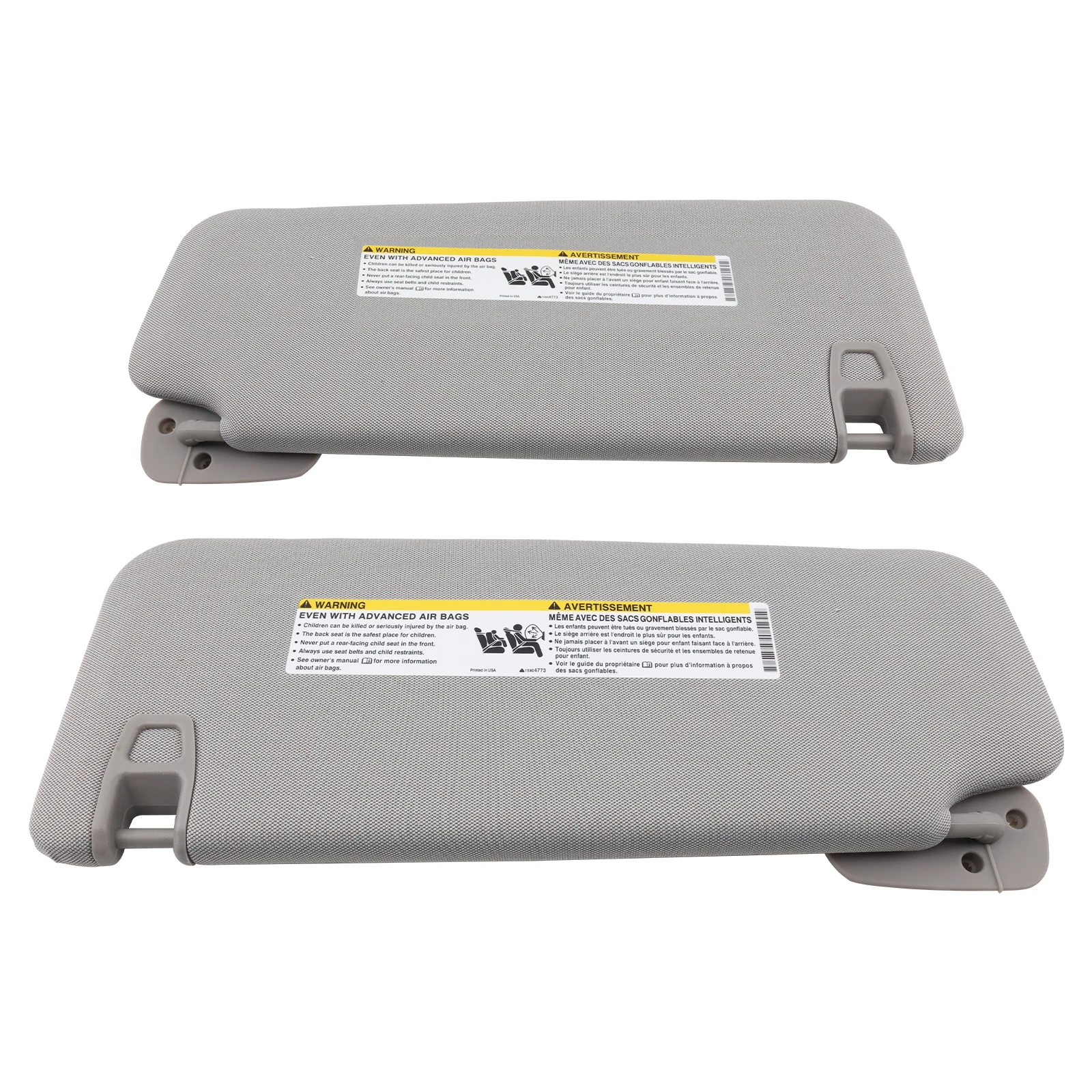 22870346 23198866 Viseira solar esquerda direita com luz LED para Cadillac Chevrolet GMC substitui 23459655, 23459654, 84247192