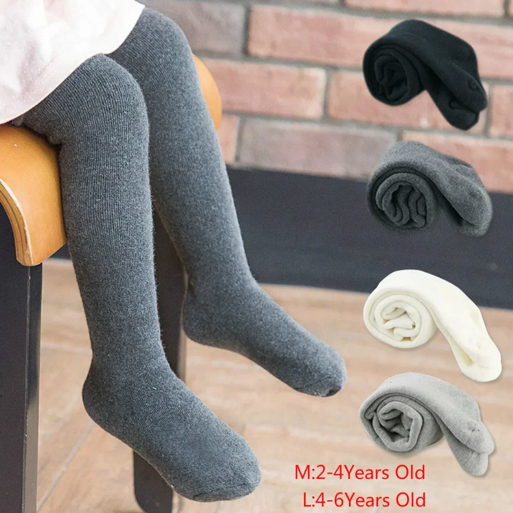 

Newborn Winter Stockings Thick Leggings Infant Kids Pantyhose Solid High Waist Pants Trousers for Toddler Girls