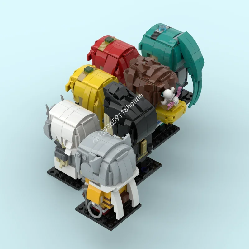 1377pcs MOC Xenobladess Chronicleser 2 Brickheadz Building Blocks Christmas Gift Learning building block projects Decorative DIY