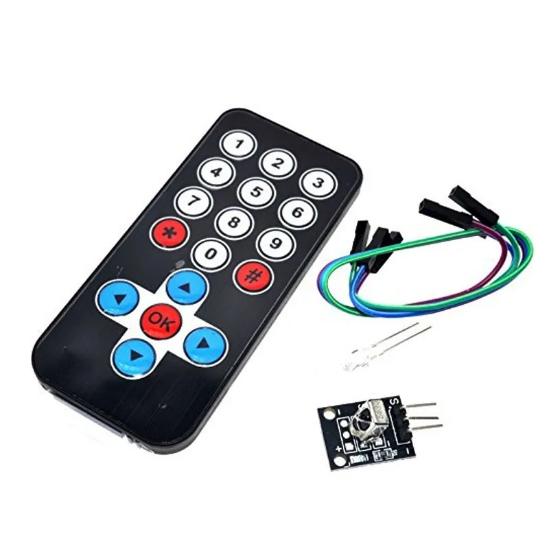 1set Infrared IR Wireless Remote Control Module Kits DIY Kit HX1838 For Arduino Raspberry Pi