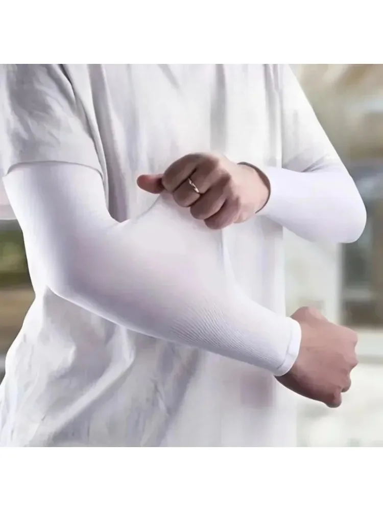 AliExpress NONE Breathable Sun Protection Sleeves - Cooling, UV Protection For Driving, Golfing, Fishing, Cycling, Hiking & Doing Sports