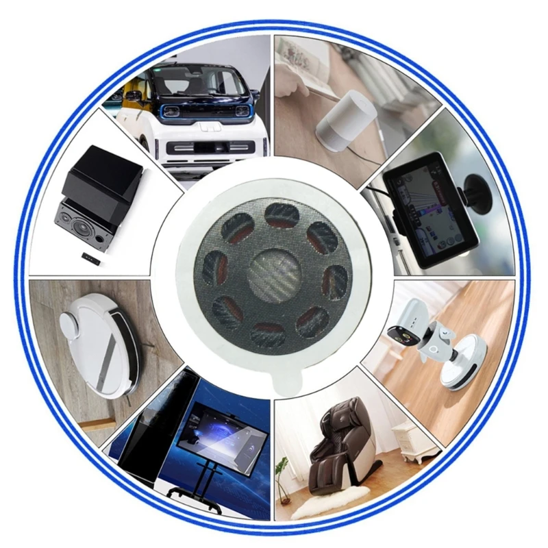 ลำโพงขนาดเล็ก 20 มม. พร้อมแม่เหล็กภายใน, 8Ohm, 0.5W กันน้ำสำหรับโทรศัพท์แท็บเล็ตคอมพิวเตอร์แตรทรัมเป็ต