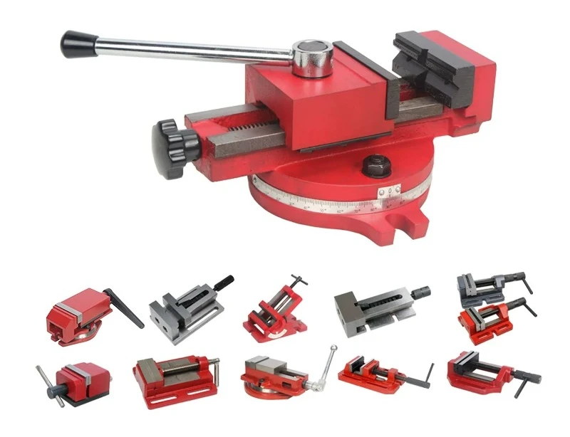 Small Drilling and Milling Machine Quick Clamping Pliers with Angle Rotatable Pliers Screw Locking Pliers