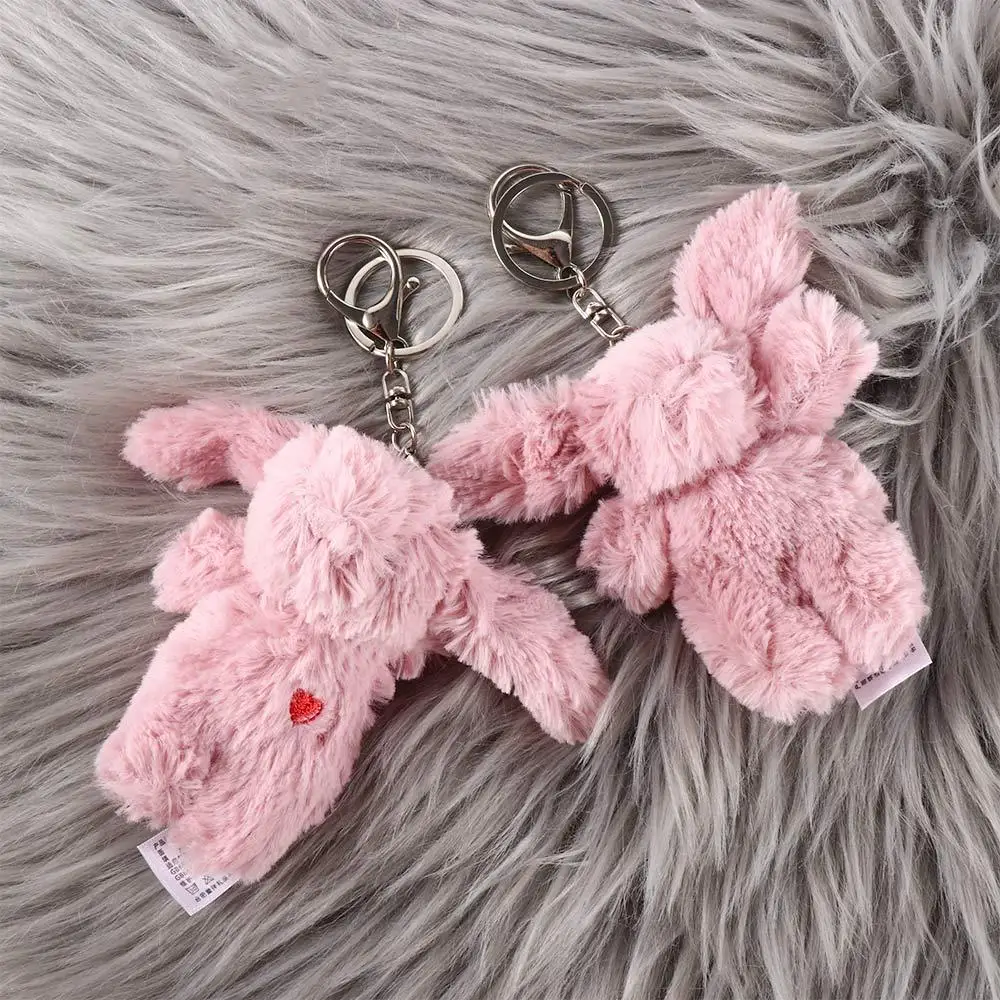 Ornement bijoux cadeau sac à dos pendentif lapin porte-clés amour pompon bibelot lapin porte-clés lapin porte-clés