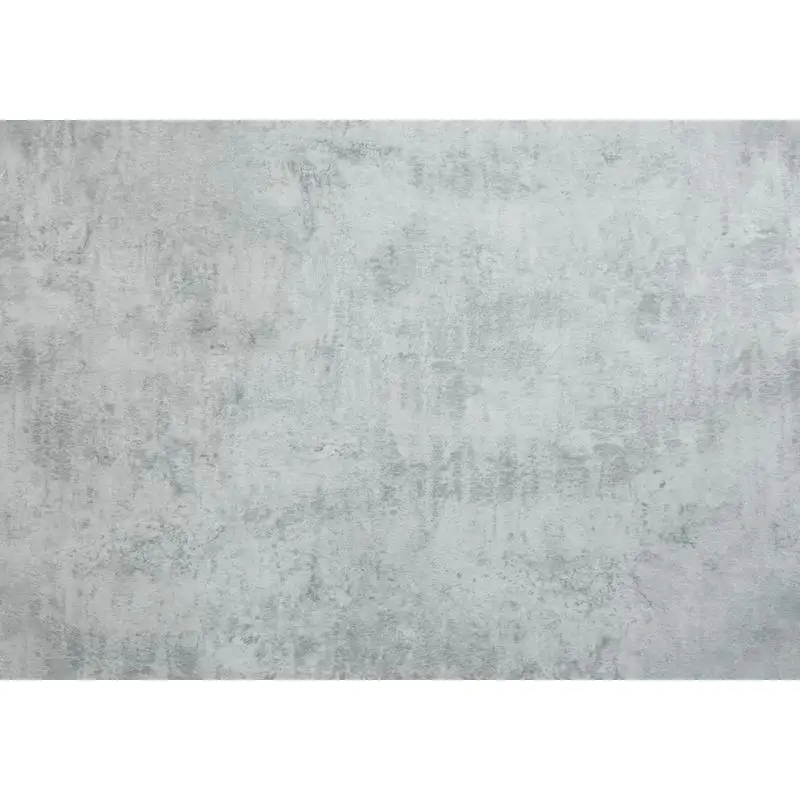 طاولة قهوة مستطيلة معاصرة لغرفة المعيشة - طول 44 بوصة، صفائح رمادية ولمسات من الزجاج المقسى الشفاف، تصميم حديث