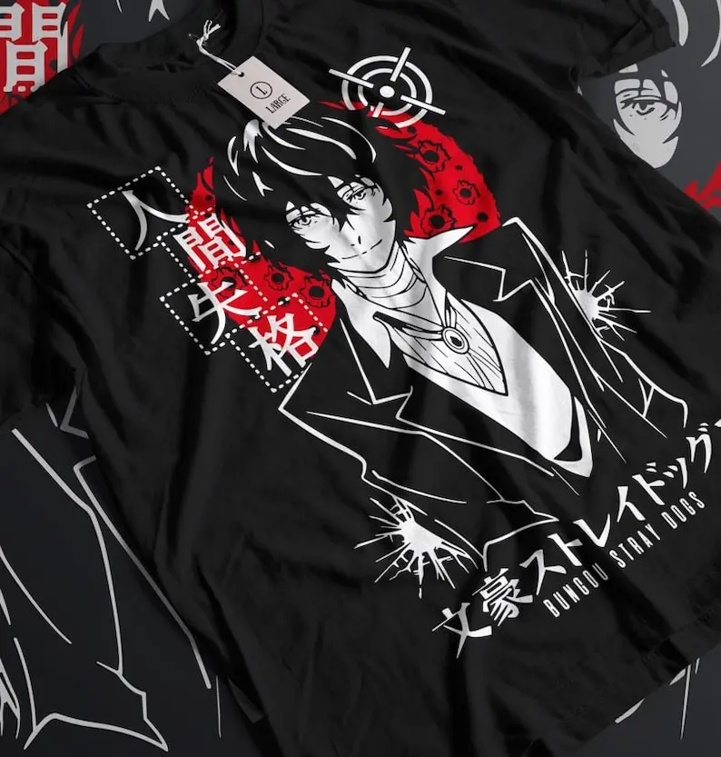 Bungou Stray Dogs Anime t shirt All size