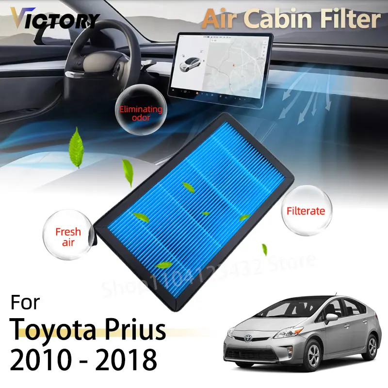 

1x для Toyota Prius XW30 30 2010-2018 2017 2016 2014 2013 аксессуары HEPA воздушный салонный фильтр 87139-02020 87139-YZZ08 87139-0D010