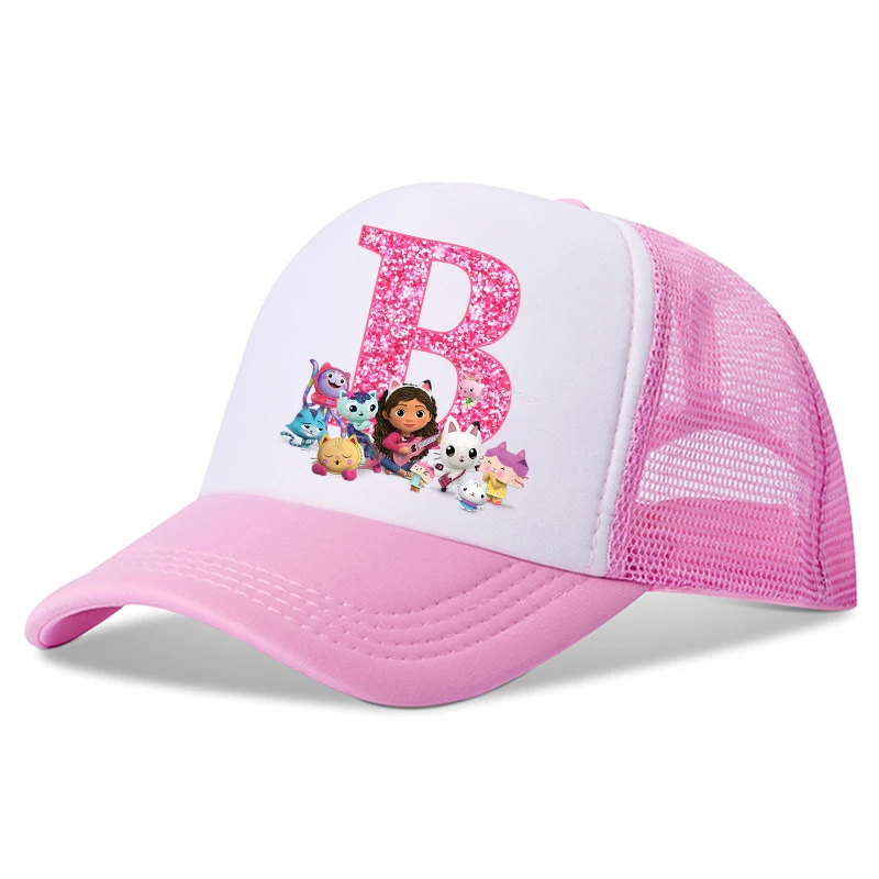 New Gabby Dollhouses bambini berretti da Baseball lettere inglesi cappello da cartone animato ragazze cappello da sole berretto con visiera