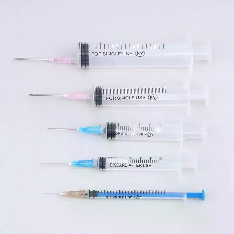 5PCS Glue Applicator Syringe With Blunt Tip Needle And Cap, For Liquid, Glue, Ink, Perfume, Lip Gloss Making High Quality