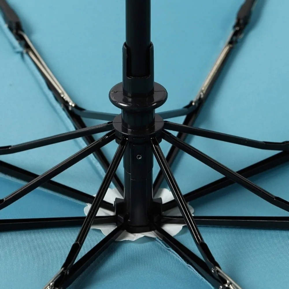 

Automatic Open Folding Sun Umbrella UV Sunscreen 3 Folding Ribs Automatic Umbrella Dual-use Large Format Sunny Rainy Umbrella