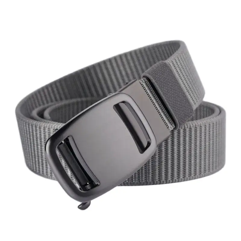 Automatic Buckle Nylon Belt Male Army Tactical Belt Mens Casual Canvas Pants Belts For High Quality Women Strap New