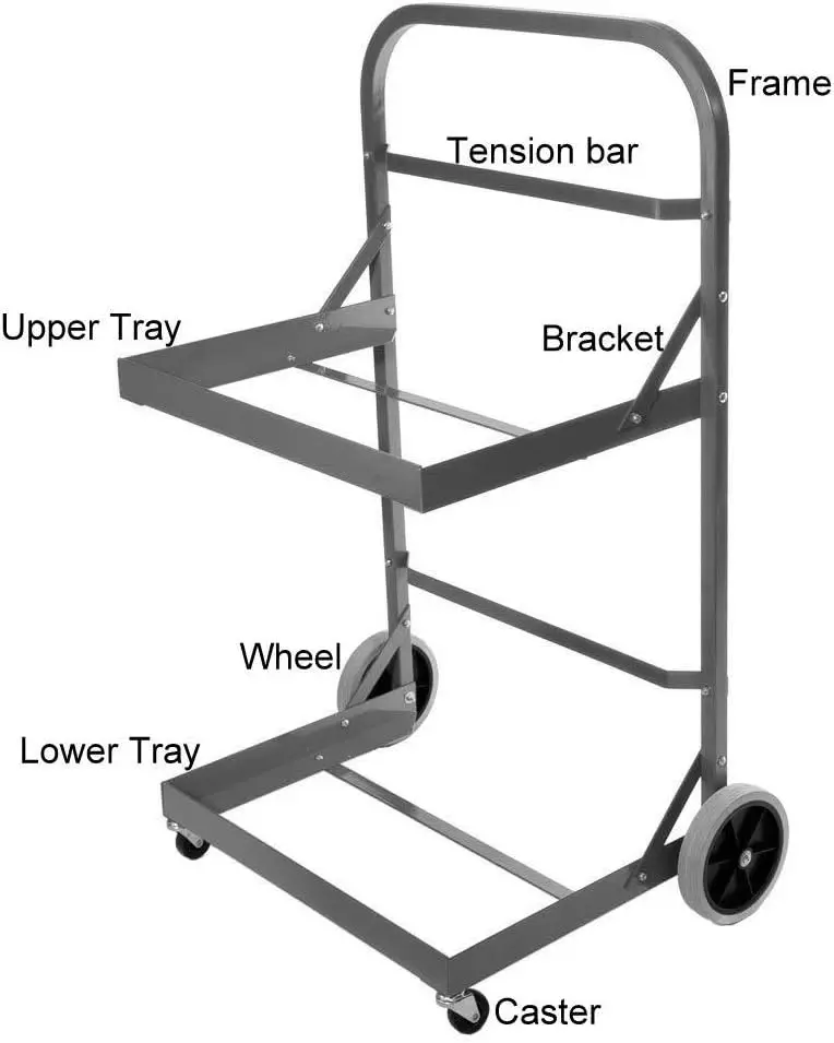 Recycle Caddy Bin Cart „ oryginalny”