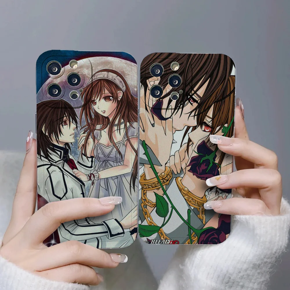 VAMPIRE KNIGHT KIRYUU Anime Art Phone Case For IPhone 11 12 13 14 15 Plus Pro Max Anger Eyes Silicon Clear Soft Cover