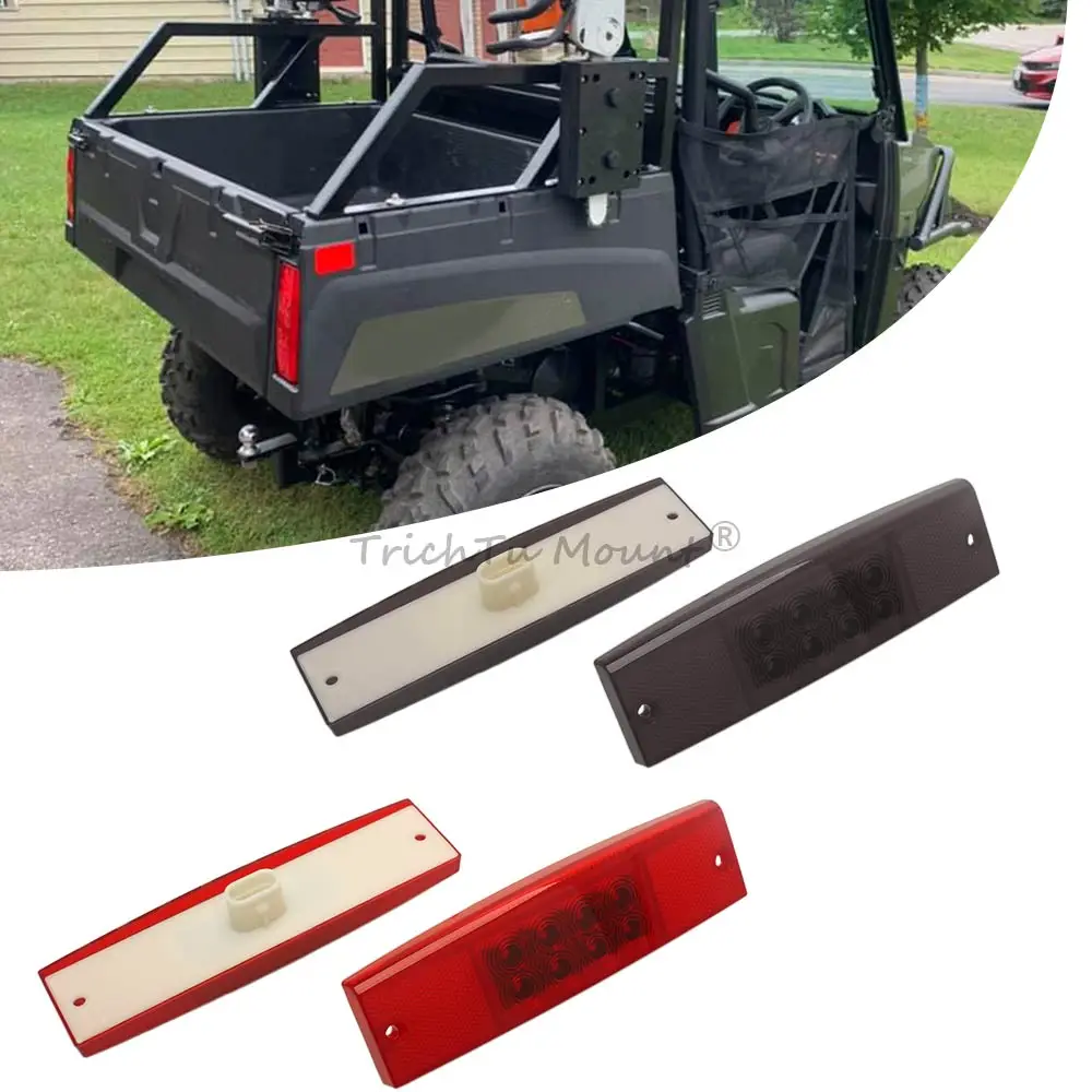 

12 В светодиодный красный/дымчатый задний фонарь, левый и правый фонарь, подходит для Polaris RANGER EV 2011-2015, 2020-2022, автомобильные аксессуары