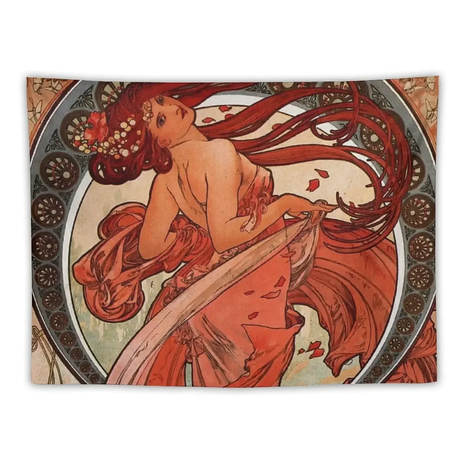 

Alphonse mucha - Dance Tapestry Wall Hanging Wall Wall Decor Bedrooms Decorations Tapestry